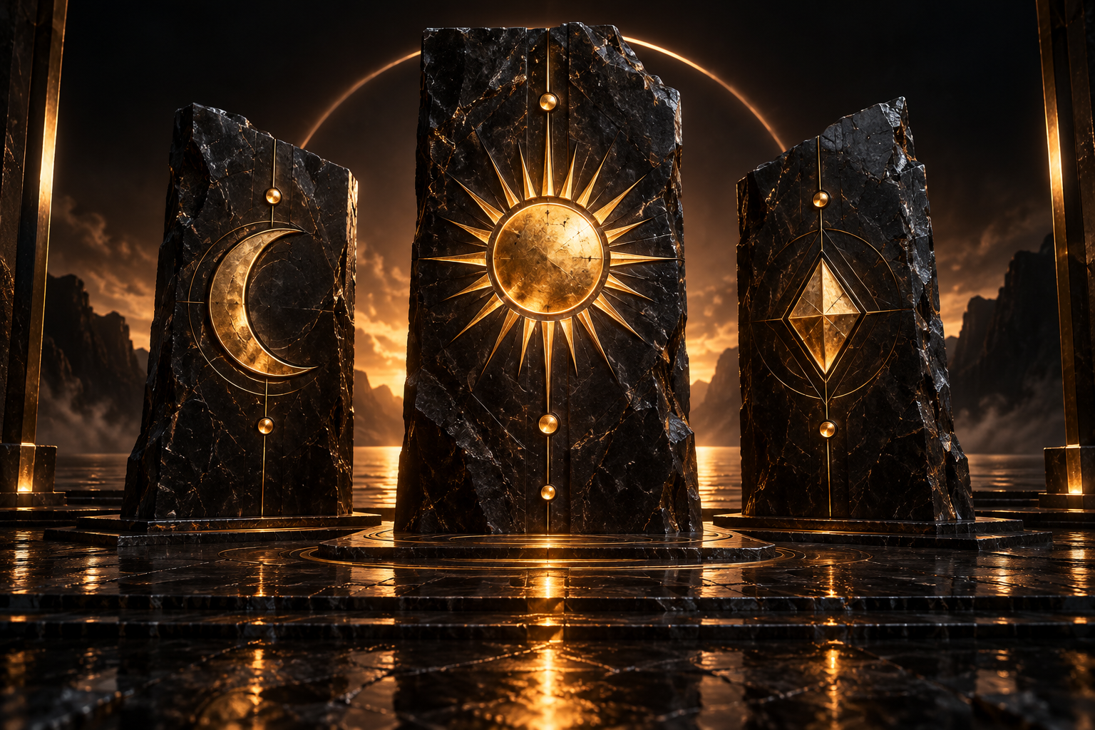 Fortune of Olympus — decorative website artwork, not a game screenshot